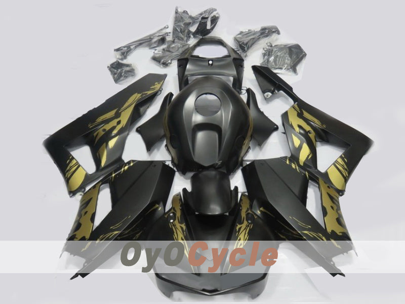 Injection Fairing kit for 13-20 CBR600RR - Black, Gold, Matte - Factory Style #OYO87914584 Main image