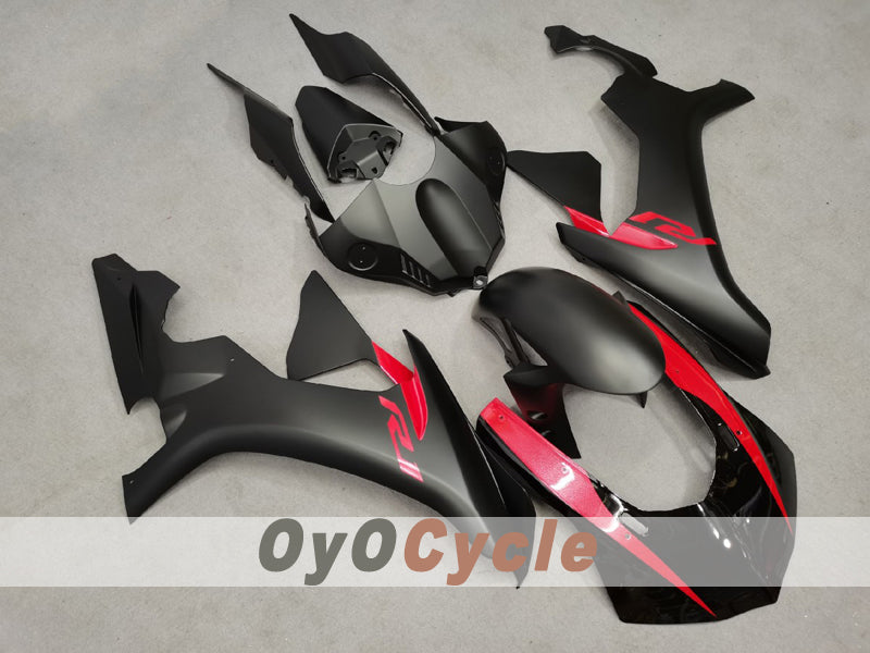 Injection Fairing kit for 15-19 YZF-R1 - Red, Black, Matte - Factory Style #OYO87914654 Main image