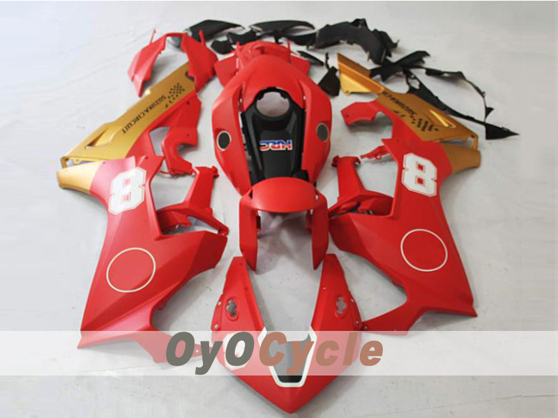 Injection Fairing kit for 17-19 CBR1000RR - Red, Gold, Matte - Factory Style #OYO87914602 Main image