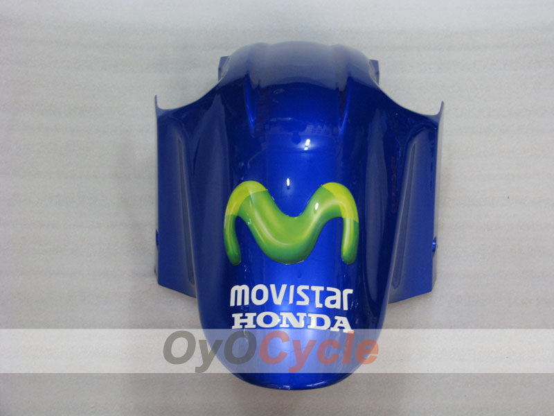 Injection Fairing kit for 01-03 CBR600F4i - Yellow, Blue - Castrol #OYO87900162
