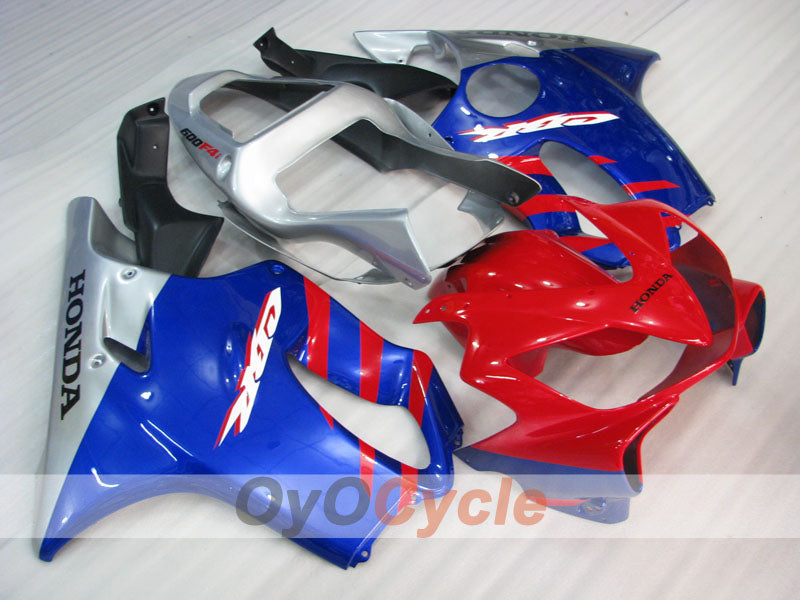 Injection Fairing kit for 01-03 CBR600F4i - Red, Blue - Factory Style #OYO87900174 Secondary image