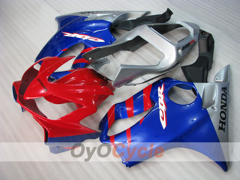 Injection Fairing kit for 01-03 CBR600F4i - Red, Blue - Factory Style #OYO87900174 Main image