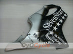 Injection Fairing kit for 01-03 CBR600F4i - Black, Silver - SevenStars #OYO87900193