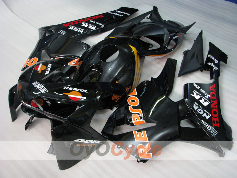 Injection Fairing kit for 05-06 CBR600RR - Black - RK, Repsol #OYO87900332 Main image