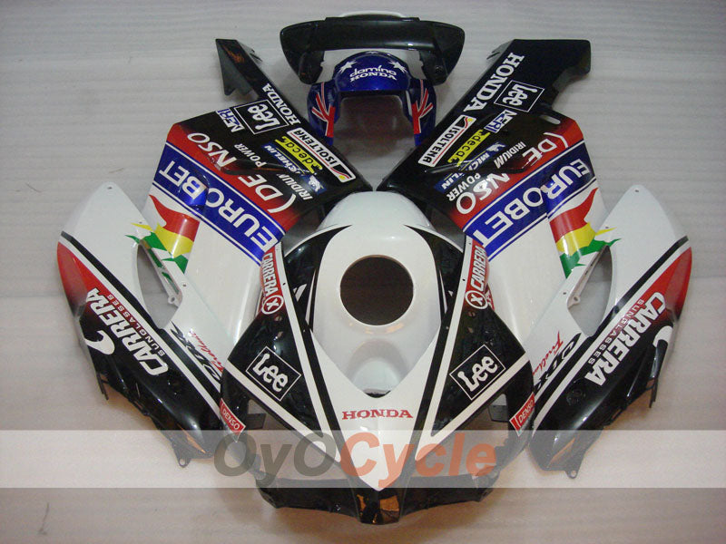 Injection Fairing kit for 04-05 CBR1000RR - White, Black - Lee #OYO87900501 Secondary image