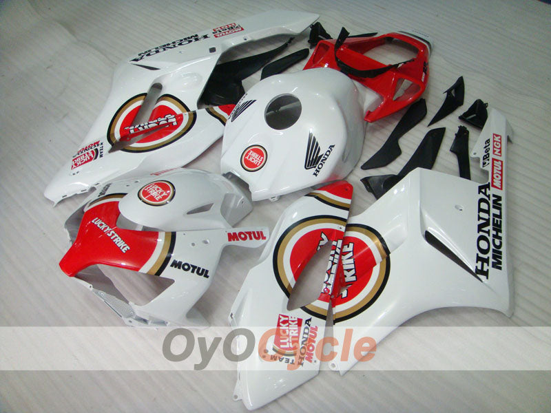 Injection Fairing kit for 04-05 CBR1000RR - Red, White - Lucky Strike #OYO87900507 Secondary image