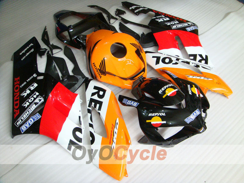 Injection Fairing kit for 04-05 CBR1000RR - Orange, Black - Repsol #OYO87900530 Main image