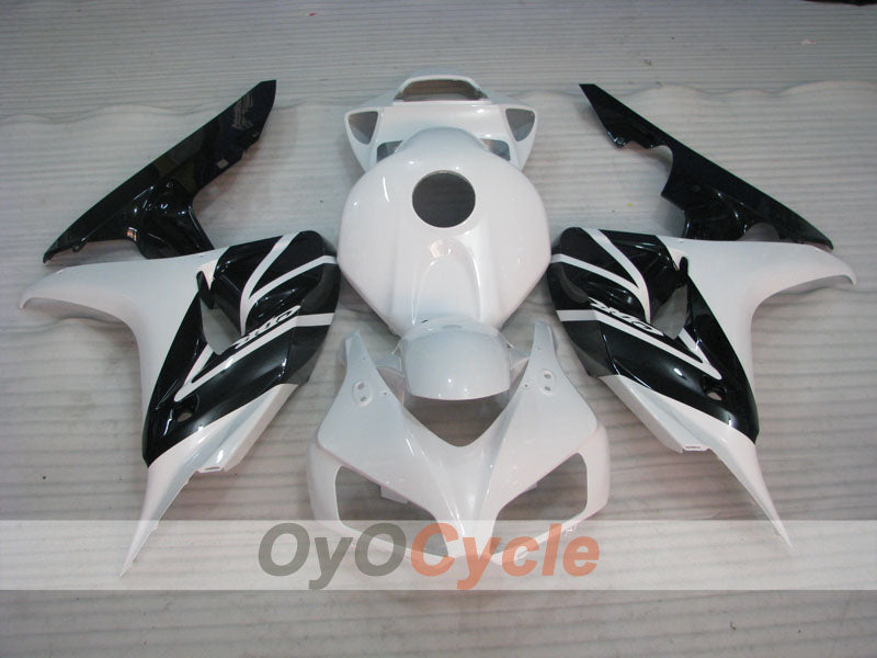 Injection Fairing kit for 06-07 CBR1000RR - White, Black - Fireblade #OYO87900572