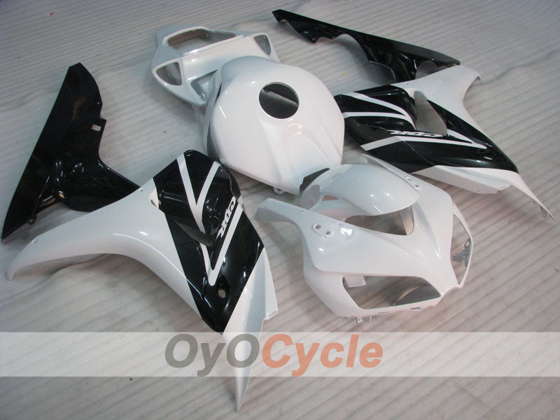 Injection Fairing kit for 06-07 CBR1000RR - White, Black - Fireblade #OYO87900572