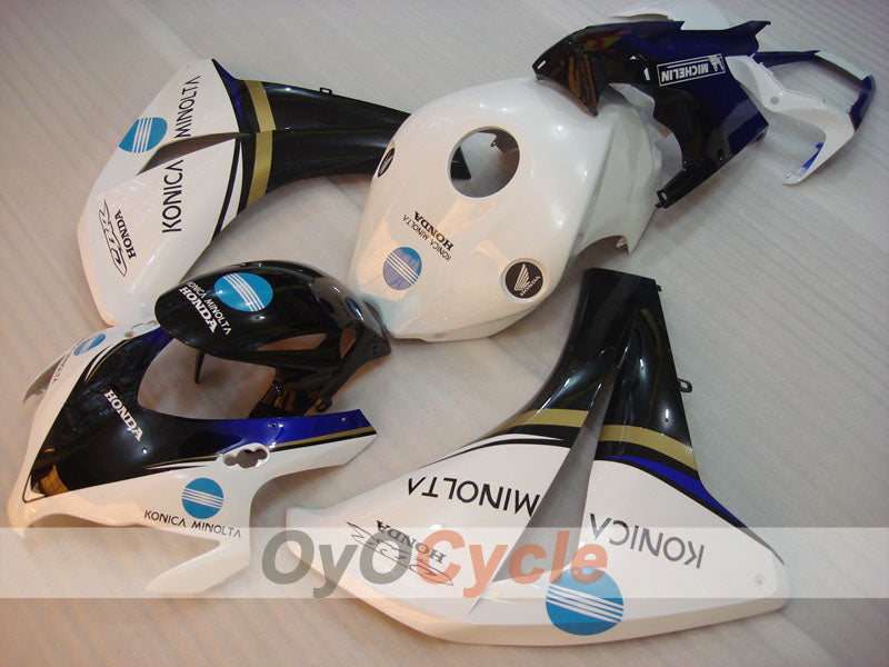 Injection Fairing kit for 08-11 CBR1000RR - White, Black - Konica Minolta #OYO87900693 Secondary image