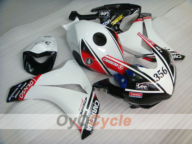 Injection Fairing kit for 08-11 CBR1000RR - White, Black - Lee #OYO87900696 Main image