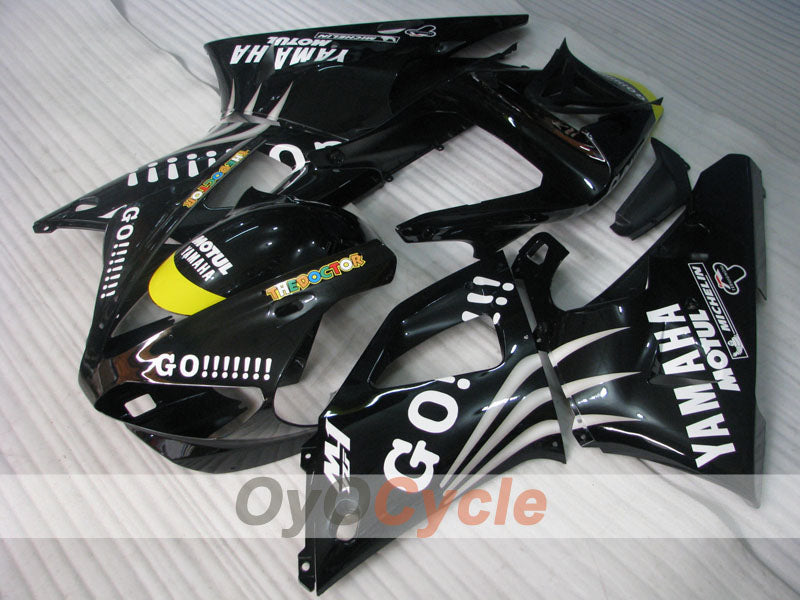 Injection Fairing kit for 00-01 YZF-R1 - Black - GO!!!!!!!, MOTUL #OYO87900771 Secondary image