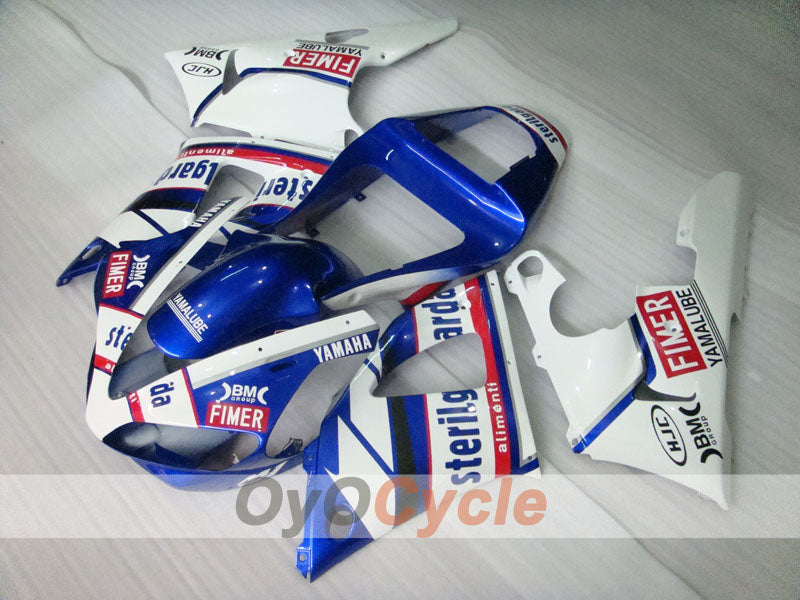 Injection Fairing kit for 00-01 YZF-R1 - Blue, White - Sterilgarda #OYO87900785 Secondary image