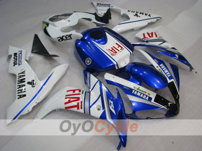 Injection Fairing kit for 04-06 YZF-R1 - Blue, White - FIAT, MOTUL #OYO87900822 Secondary image