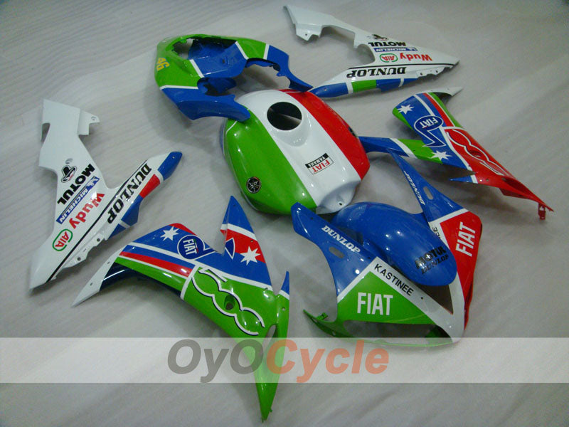 Injection Fairing kit for 04-06 YZF-R1 - Multicolour - DUNLOP, FIAT, MOTUL #OYO87900824 Main image