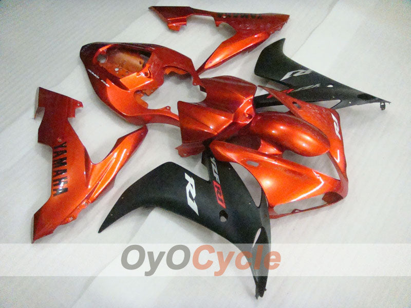 Injection Fairing kit for 04-06 YZF-R1 - Orange, Black, Matte - Factory Style #OYO87900843