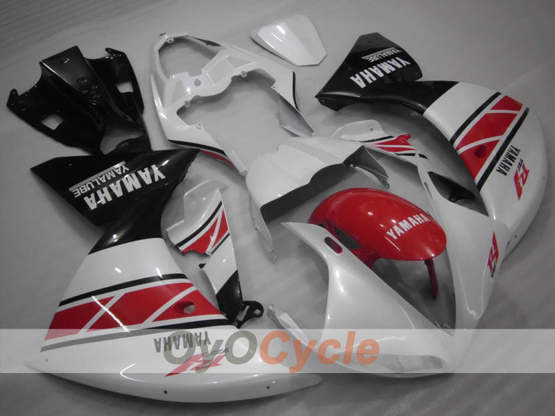 Injection Fairing kit for 09-11 YZF-R1 - Red, White - Factory Style #OYO87900895 Main image