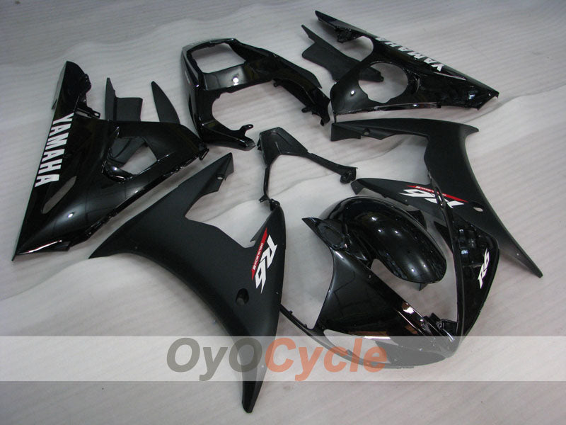 Injection Fairing kit for 05 YZF-R6 - Black, Matte - Factory Style #OYO87902631 Main image