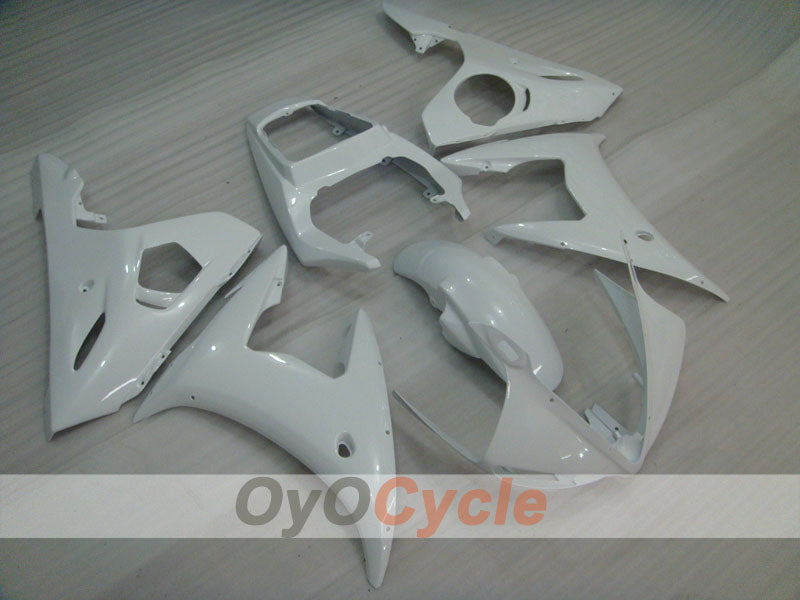 Injection Fairing kit for 05 YZF-R6 - White - Factory Style #OYO87902630 Main image