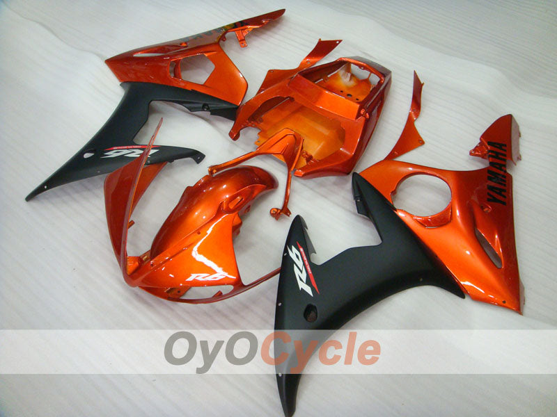 Injection Fairing kit for 05 YZF-R6 - Orange, Black, Matte - Factory Style #OYO87902628 Secondary image