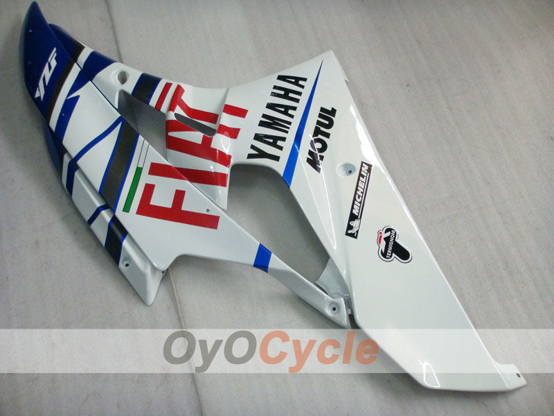 Injection Fairing kit for 06-07 YZF-R6 - Blue, White - FIAT, MOTUL #OYO87900934