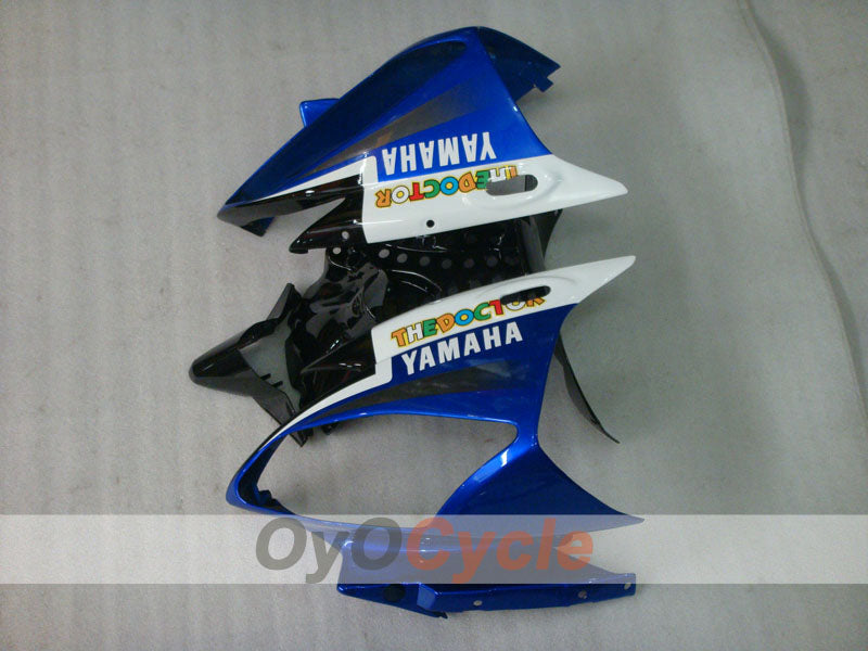 Injection Fairing kit for 06-07 YZF-R6 - Blue, White - FIAT, MOTUL #OYO87900934
