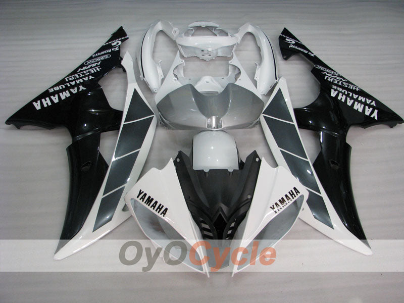 Injection Fairing kit for 08-16 YZF-R6 - White, Black - Factory Style #OYO87900973 Secondary image