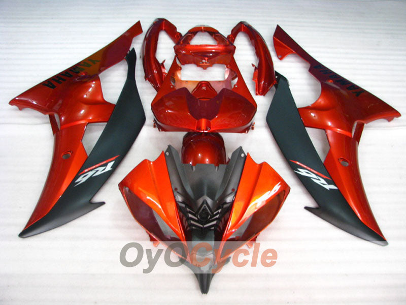 Injection Fairing kit for 08-16 YZF-R6 - Orange, Black, Matte - Factory Style #OYO87900979