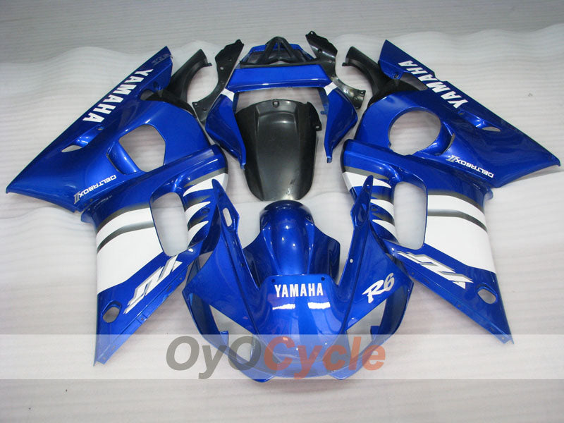 Injection Fairing kit for 98-02 YZF-R6 - Blue, White - Factory Style #OYO87900995 Secondary image
