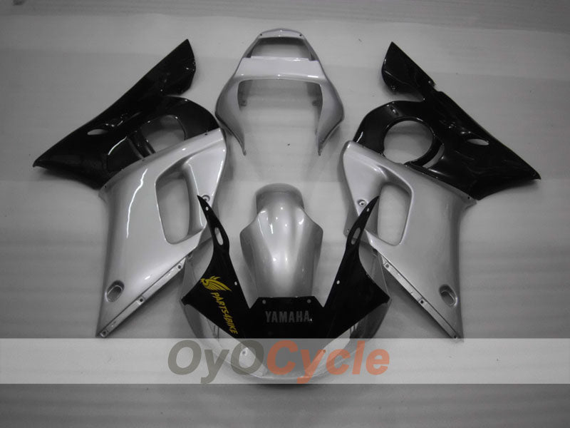 Injection Fairing kit for 98-02 YZF-R6 - Black, Silver - Factory Style #OYO87901000