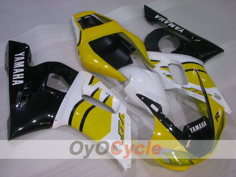 Injection Fairing kit for 98-02 YZF-R6 - Yellow, White - Factory Style #OYO87901020 Secondary image