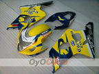 Injection Fairing kit for 04-05 GSX R750 - Yellow, Black - Corona #OYO87901244