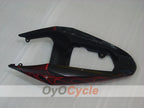 Injection Fairing kit for 04-05 GSX R750 - Red, Black - Flame #OYO87901252