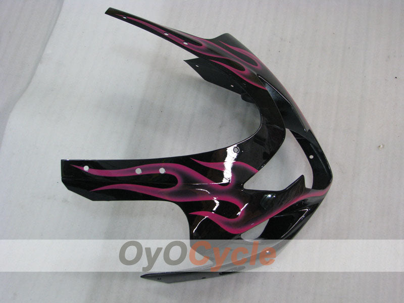 Injection Fairing kit for 04-05 GSX R750 - Black, Pink - Flame #OYO87901253