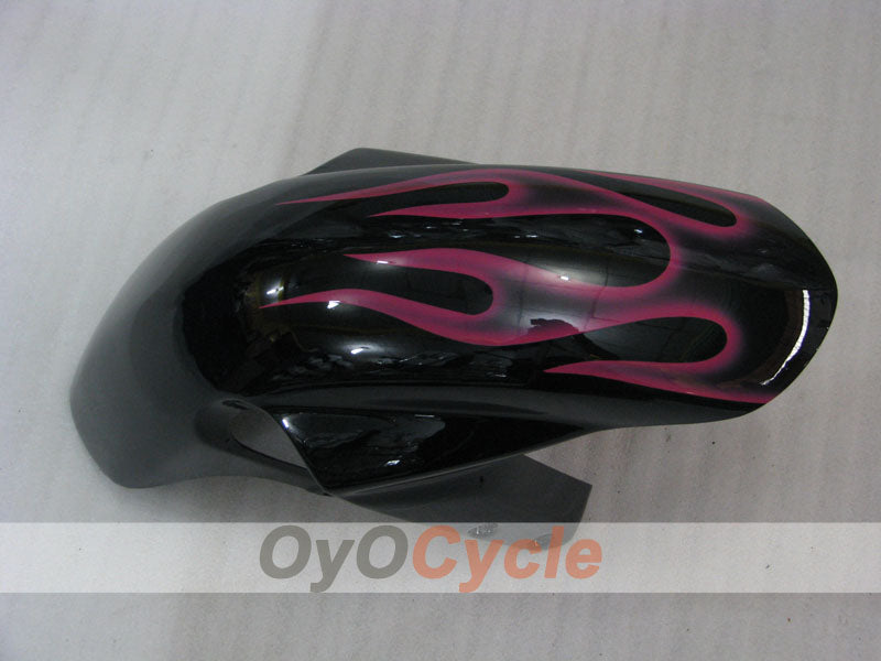 Injection Fairing kit for 04-05 GSX R750 - Black, Pink - Flame #OYO87901253