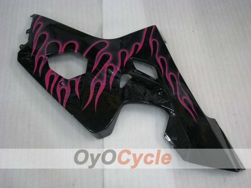 Injection Fairing kit for 04-05 GSX R750 - Black, Pink - Flame #OYO87901253