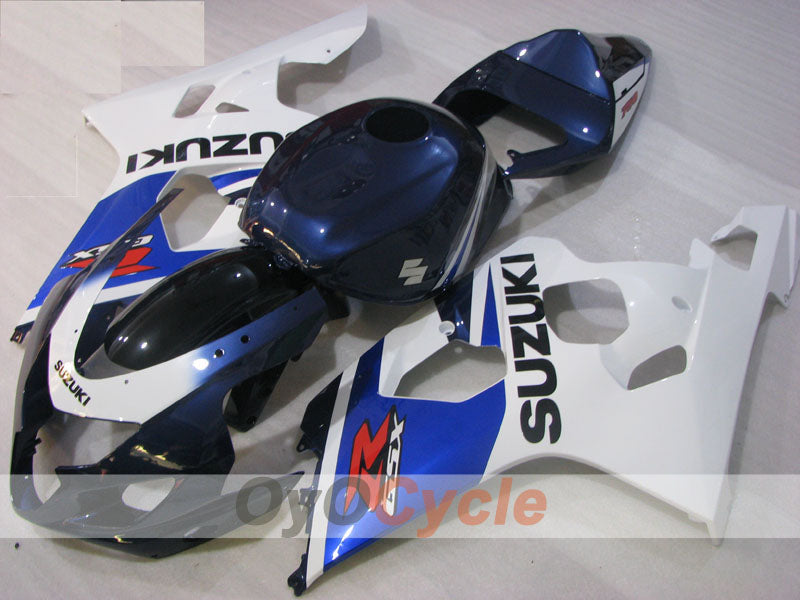 Injection Fairing kit for 04-05 GSX R750 - Blue, White - Factory Style #OYO87901179 Main image