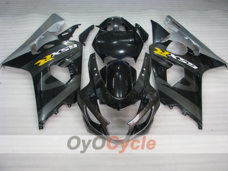 Injection Fairing kit for 04-05 GSX R750 - Black, Grey - Factory Style #OYO87901225 Secondary image