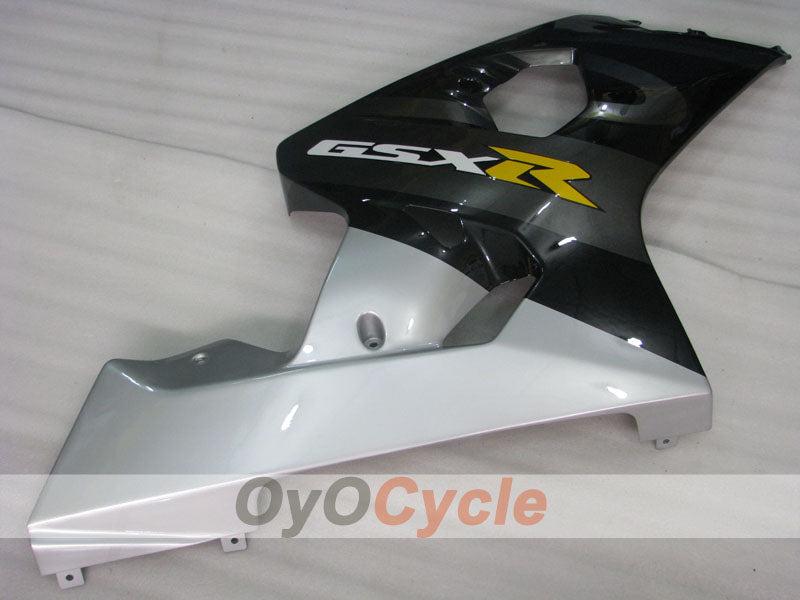 Injection Fairing kit for 04-05 GSXR600 - Black, Grey - Factory Style #OYO87901401