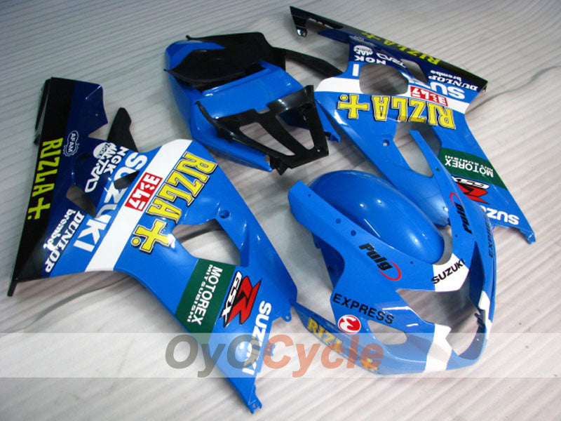 Injection Fairing kit for 04-05 GSX R750 - Blue, Black - Rizla+ #OYO87901233 Secondary image