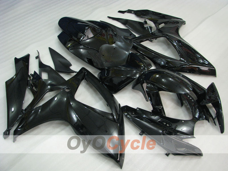 Injection Fairing kit for 06-07 GSX R600 - Black - Factory Style #OYO87901492 Main image