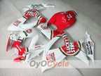 Injection Fairing kit for 06-07 GSX R600 - Red, White - Lucky Strike, MICHELIN, MOTUL #OYO87901513