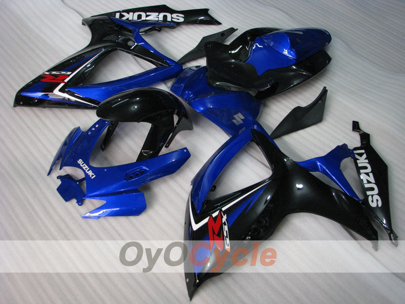 Injection Fairing kit for 06-07 GSX R750 - Blue, Black - Factory Style #OYO87901347 Main image
