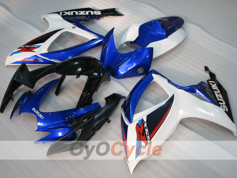 Injection Fairing kit for 06-07 GSX R750 - Blue, White - Factory Style #OYO87901348 Secondary image