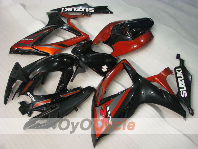 Injection Fairing kit for 06-07 GSX R750 - Red, Black - Factory Style #OYO87901351 Main image