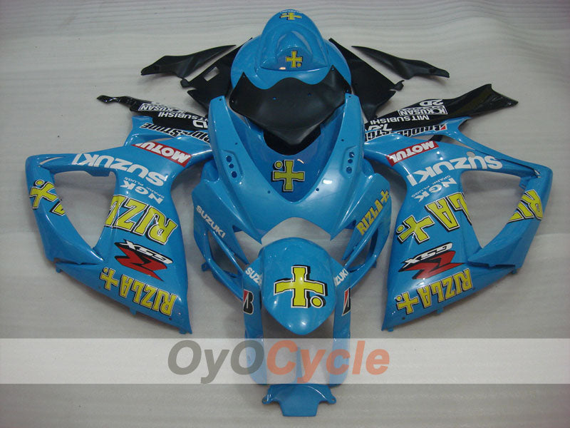 Injection Fairing kit for 06-07 GSX R600 - Blue, Black - MOTUL, Rizla+ #OYO87901603 Secondary image