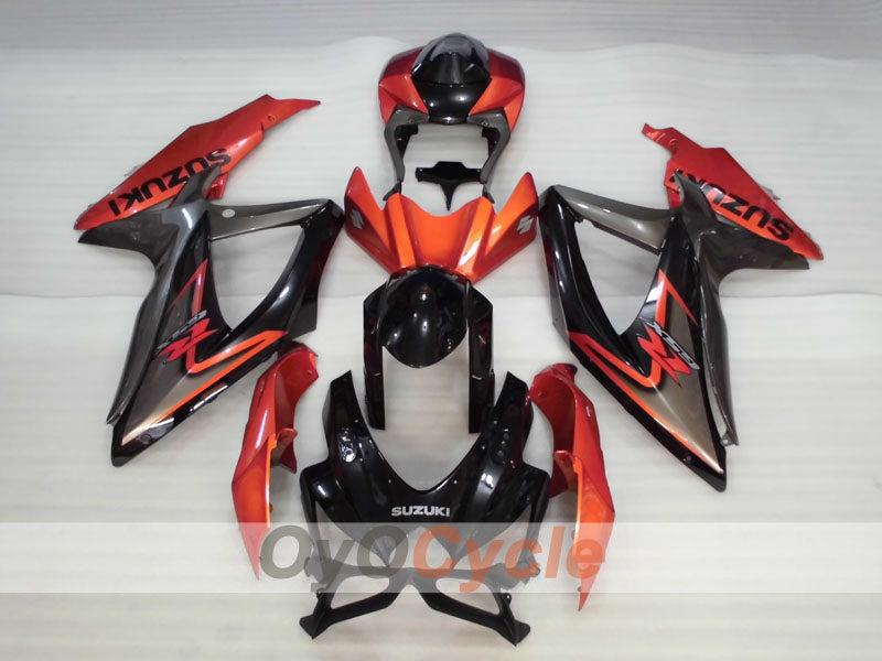 Injection Fairing kit for 08-10 GSX R600 - Orange, Black - Factory Style #OYO87901646 Secondary image