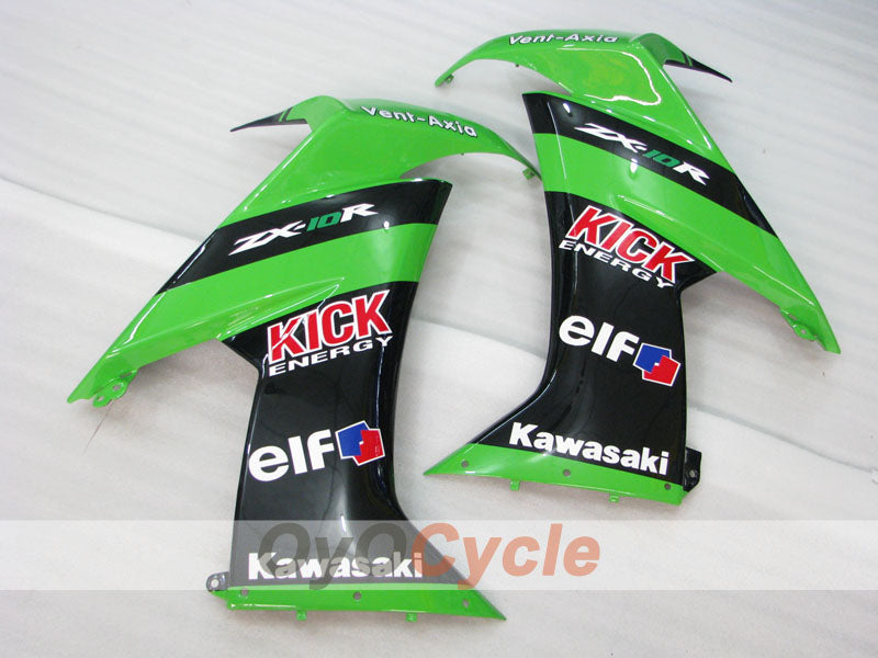 fairyshop出品 Left & Right Side Fairing For Kawasaki 08-10 Ninja ZX-10R