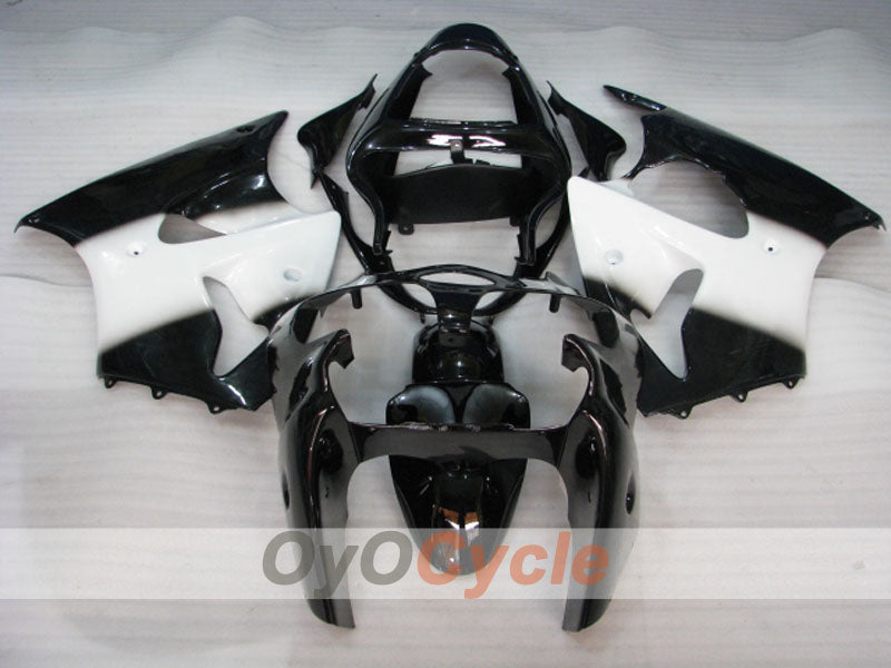 Injection Fairing kit for 00-02 NINJA ZX-6R - White, Black - Factory Style #OYO87901705 Secondary image