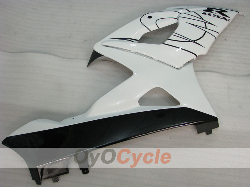 Injection Fairing kit for 05-06 GSX R1000 - White, Black - Corona, MOTUL #OYO87901949